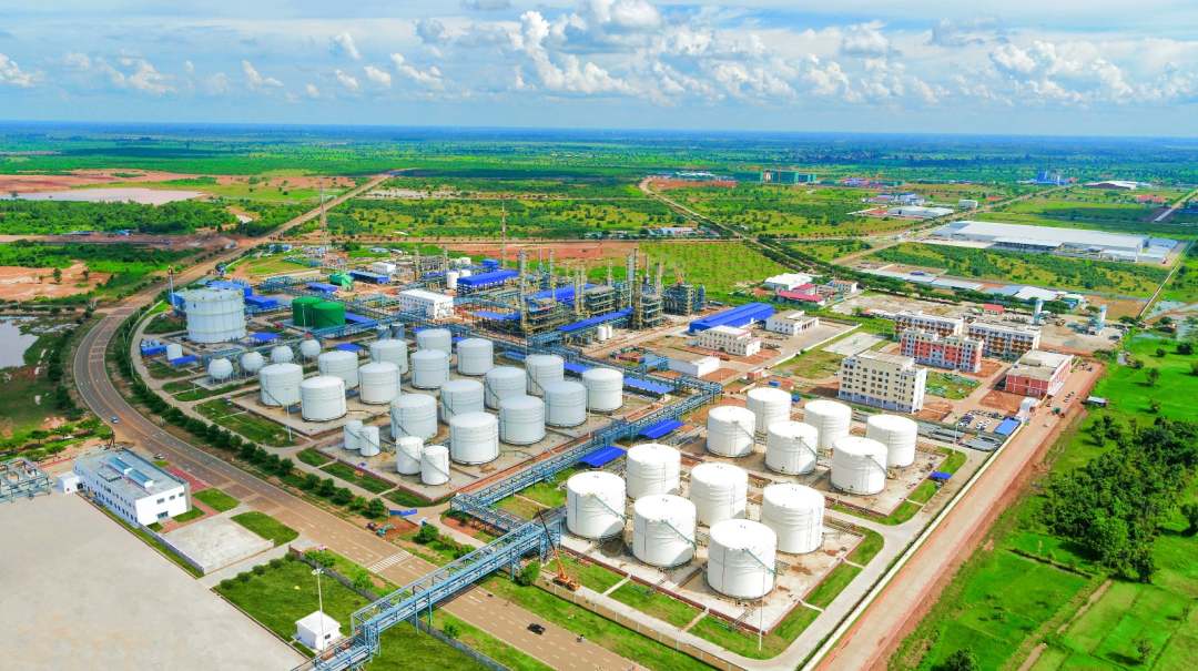 中科炼化一体化现场形象 装置环保技术开发引领绿色未来
